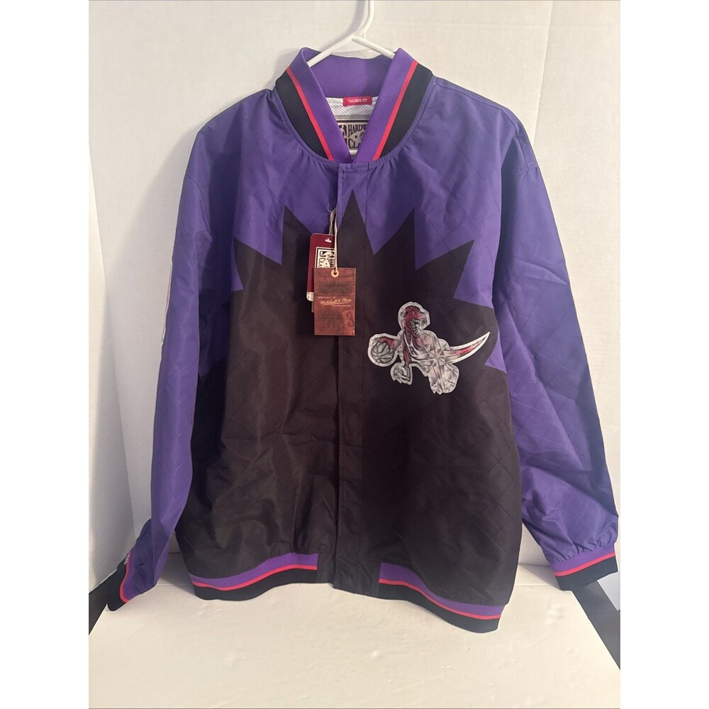 Toronto Raptors Mitchell & Ness Hardwood Classics 75th Anniversary Warmup Jacket